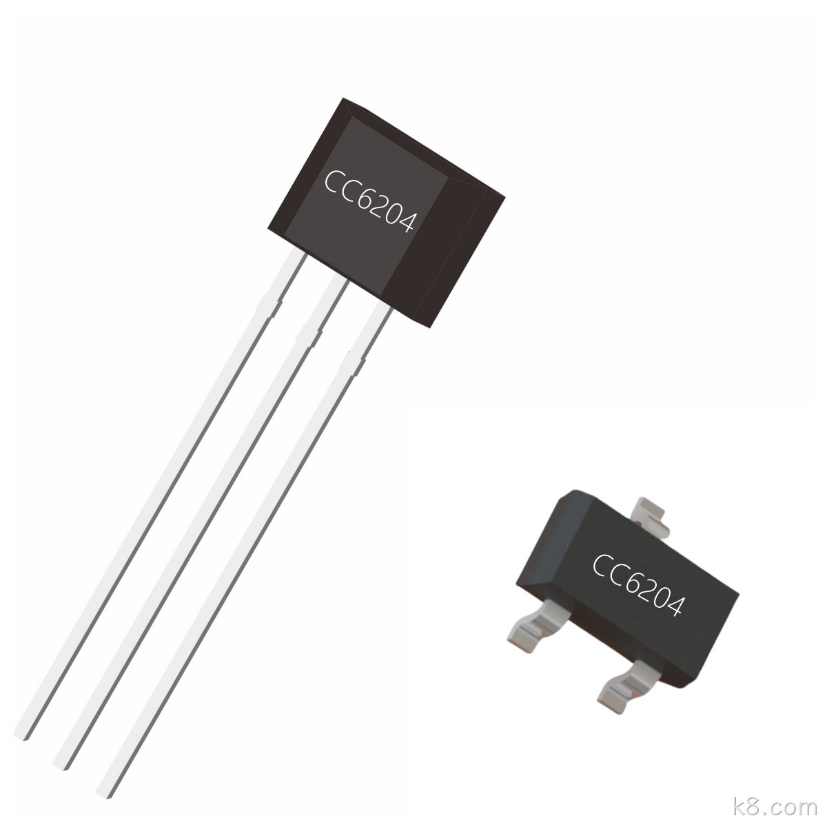 CC6204跑步机双极锁存霍尔开关